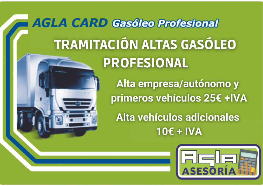 Tramitamos Alta Gasóleo Profesional 900