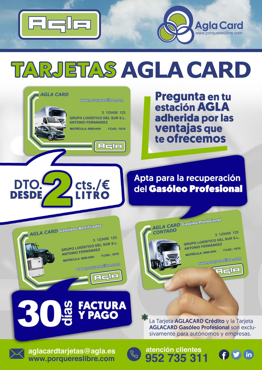 Cartel Tarjeta AGLA CARD 01-12-2014ch