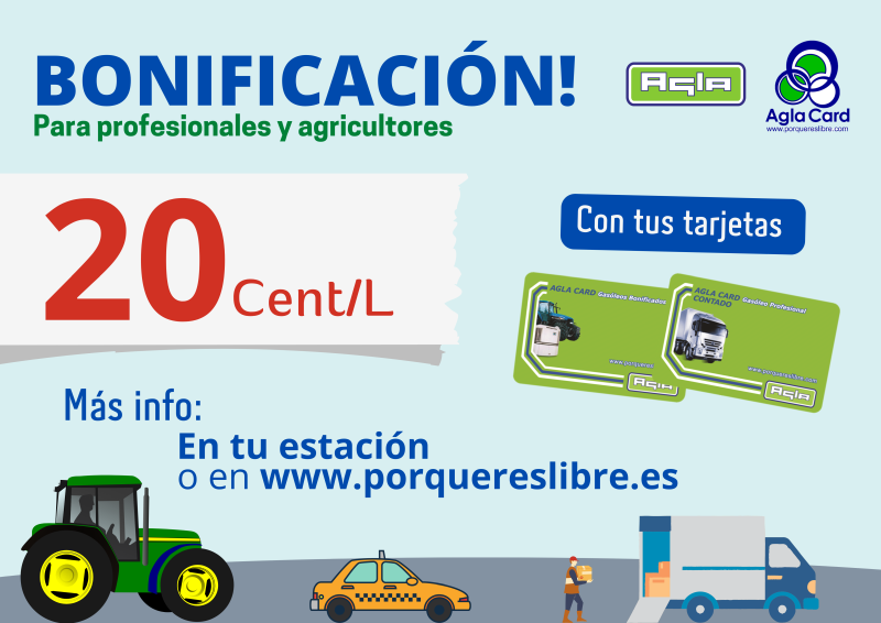 cartel bonificación 800