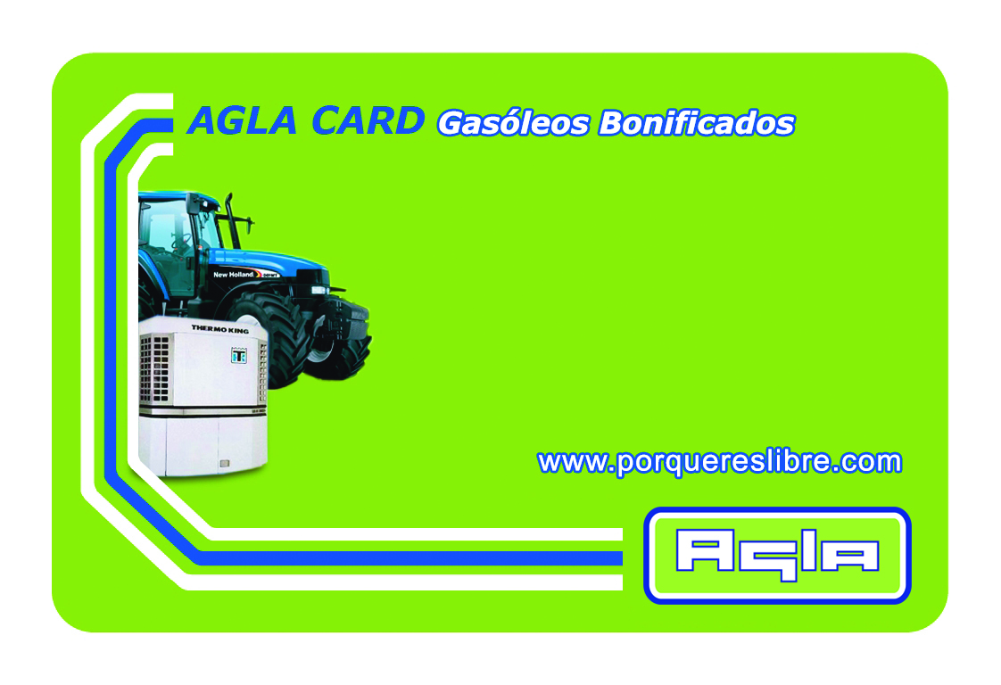 Tarjeta AGLA CARD Gasóleos Bonificados